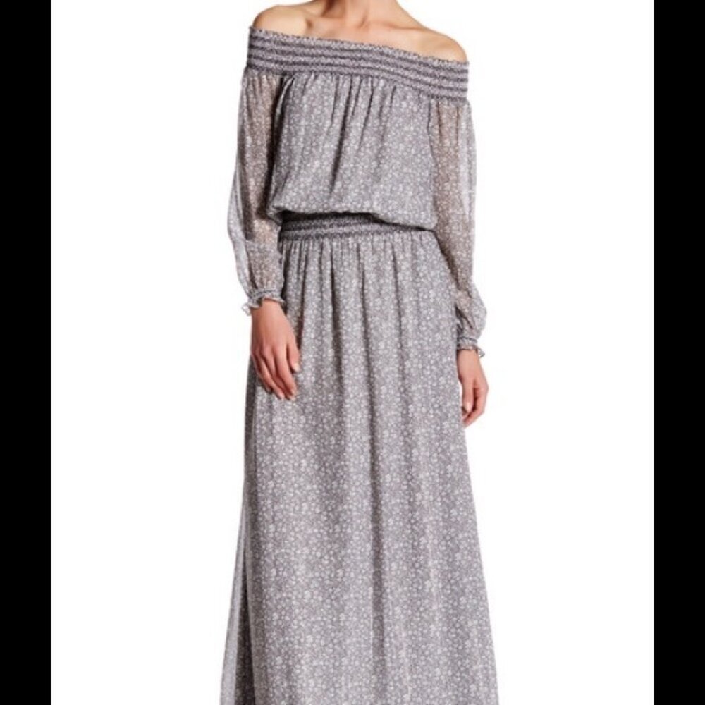 Rebecca Minkoff Cara Floral Maxi, Elegant long sleeves, Fully  Lined Small, NWT!